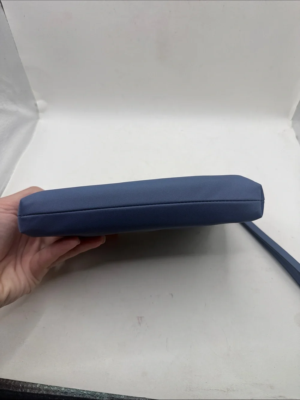 Kate Spade Medium Double Zip Wristlet Wallet Blue ID Card Holder
